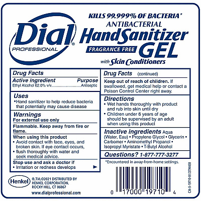 Henkel Hand Sanitizer Gel Refill (DIA19711)