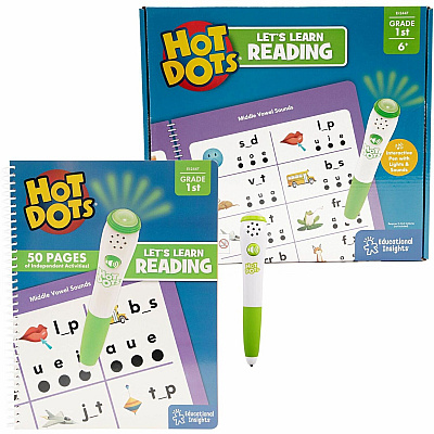 Hot Dots First Grade Activity Set Interactive Printed Book (LRN2447)