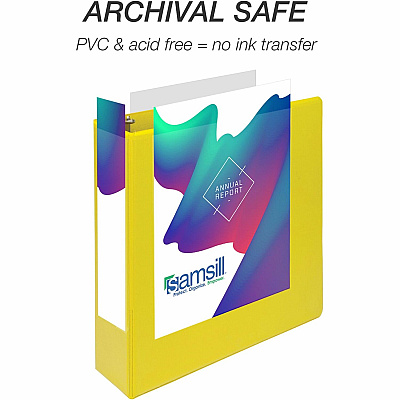 Samsill Durable Three-Ring View Binder (SAM16461)