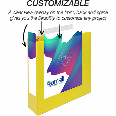 Samsill Durable Three-Ring View Binder (SAM16461)