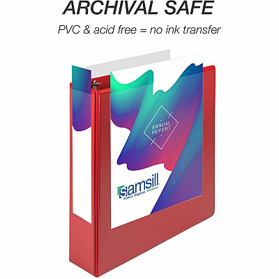Samsill Durable Three-Ring View Binder (SAM16483)