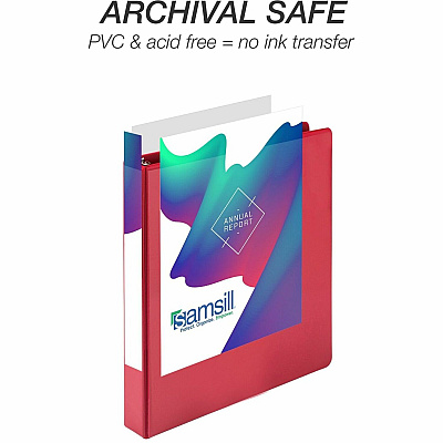 Samsill Durable Three-Ring View Binder (SAM16433)