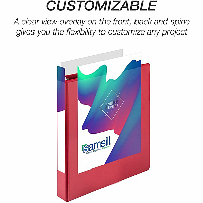 Samsill Durable Three-Ring View Binder (SAM16433)