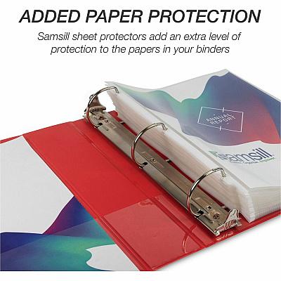 Samsill Durable Three-Ring View Binder (SAM16463)