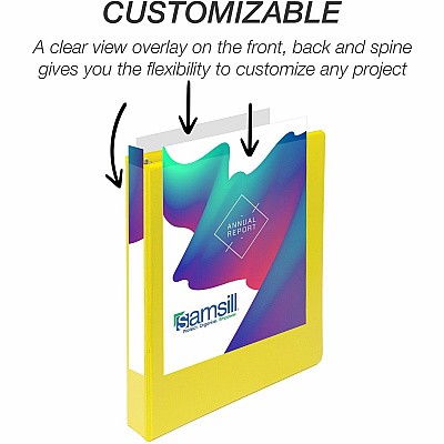 Samsill Durable Three-Ring View Binder (SAM16431)
