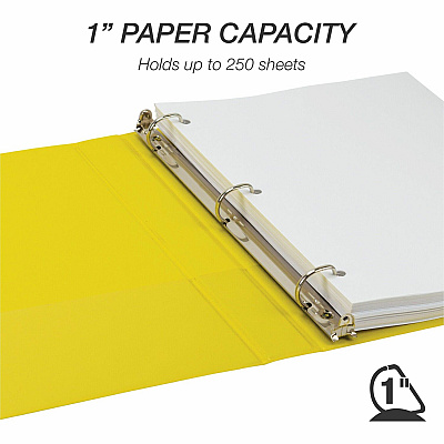 Samsill Durable Three-Ring View Binder (SAM16431)