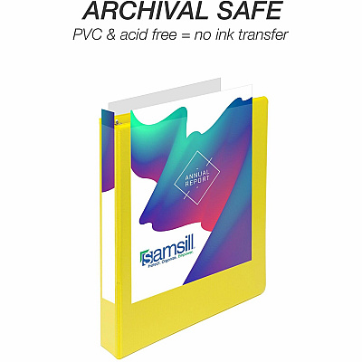 Samsill Durable Three-Ring View Binder (SAM16431)