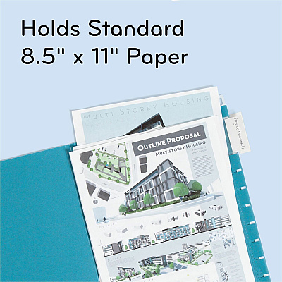 U Brands 1/5 Tab Cut Letter Hanging Folder (UBR6596U0112)