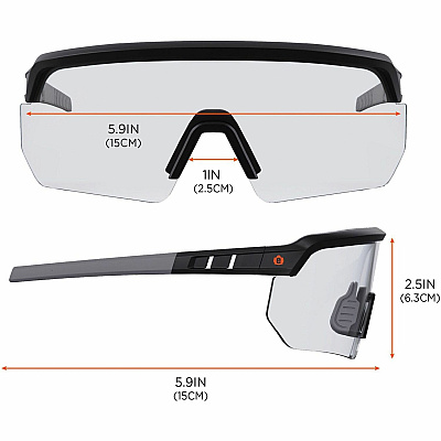 ergodyne AEGIR Enhanced Anti-Fog Safety Glasses (EGO55002)