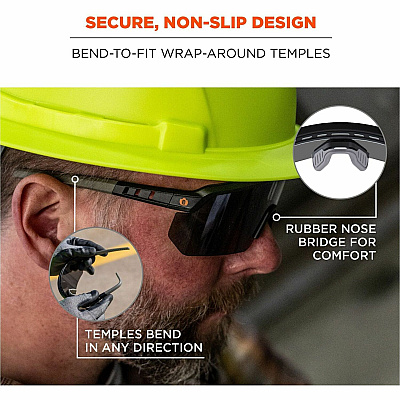 ergodyne AEGIR Enhanced Anti-Fog Safety Glasses (EGO55006)