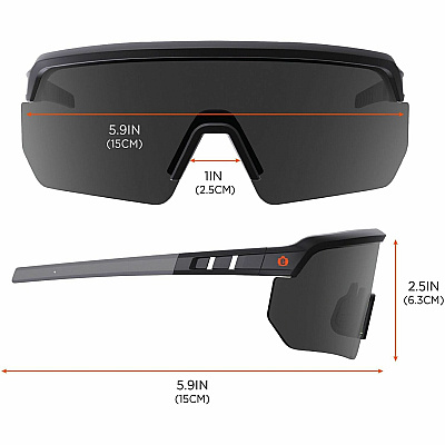 ergodyne AEGIR Enhanced Anti-Fog Safety Glasses (EGO55006)