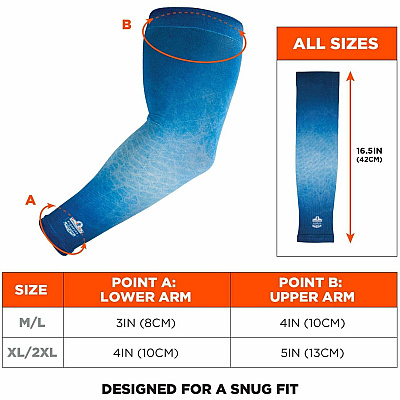 Chill-Its 6695 Sun Protection Arm Sleeves (EGO12195)