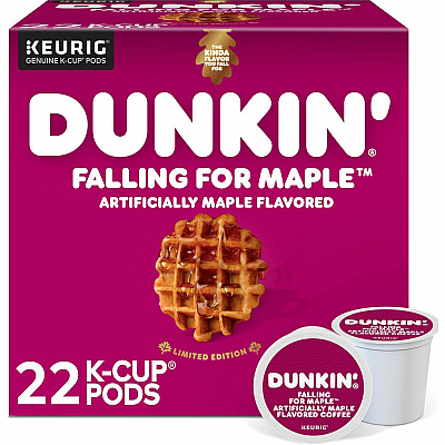 Dunkin Donuts Dunkin Donuts K-Cup Falling for Maple Artificially Maple Flavored Coffee (GMT1478)