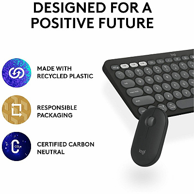 Logitech Pebble 2 Combo Keyboard & Mouse (LOG920012061)