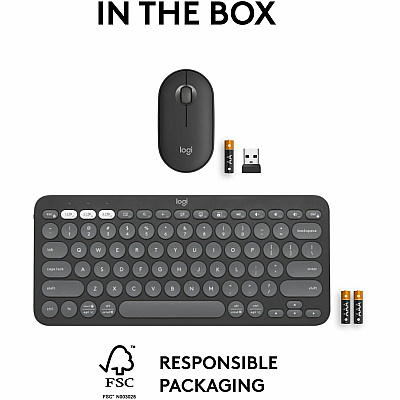 Logitech Pebble 2 Combo Keyboard & Mouse (LOG920012061)
