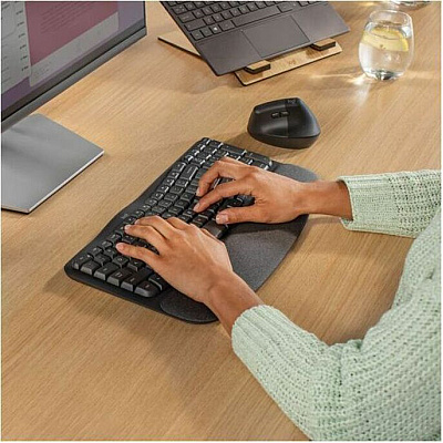 Logitech Wave Keys for Business Ergonomic Keyboard (LOG920012058)