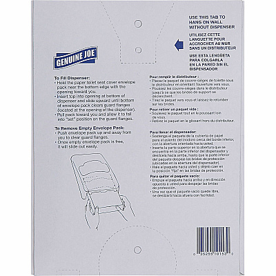 Genuine Joe Quarter-Fold Toilet Seat Covers (GJO10153)