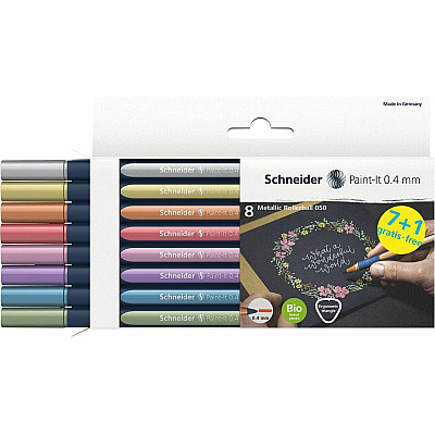 Schneider Metallic Rollerball Pens (REDML05011502)