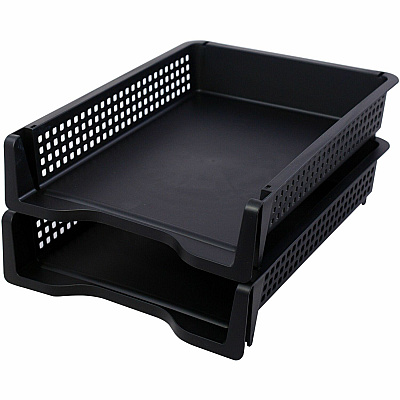 Business Source Stackable Letter Tray (BSN42571)