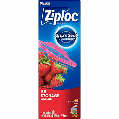 Ziploc Stand-Up Storage Bags (SJN351154CT)