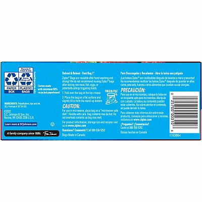 Ziploc Stand-Up Storage Bags (SJN351317CT)