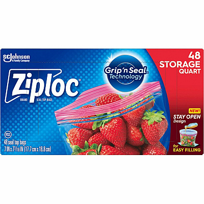 Ziploc Stand-Up Storage Bags (SJN351317CT)
