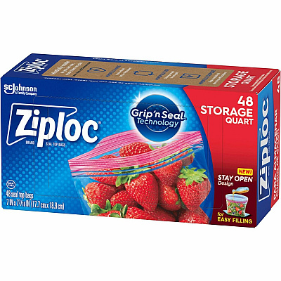 Ziploc Stand-Up Storage Bags (SJN351317CT)