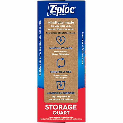 Ziploc Stand-Up Storage Bags (SJN351317CT)