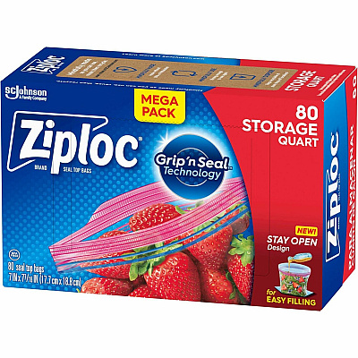 Ziploc Stand-Up Storage Bags (SJN351319CT)