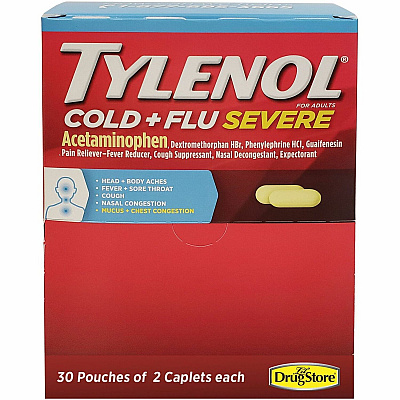 Tylenol Cold & Flu Severe Single-Dose Packets (LIL64568)
