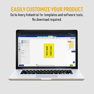 Avery Cable Labels, P-Style, 1.02" x 3.3" , 300 Total (AVE61540)