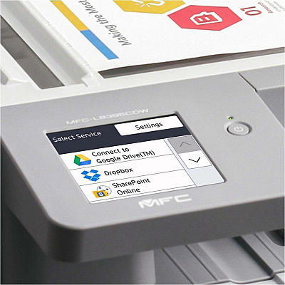 Brother Workhorse MFC-L8395CDW Digital Color All-in-One Printer with Wireless Networking and Duplex Print, Scan, and Copy