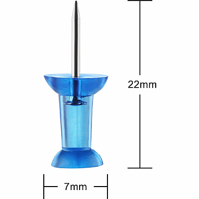 Business Source 1/2" Head Pushpins (BSN81003)