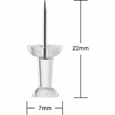 Business Source 1/2" Head Pushpins (BSN81004)