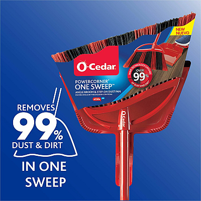 O-Cedar PowerCorner One Sweep Broom (FHP172134)