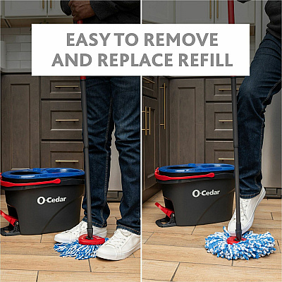 O-Cedar EasyWring RinseClean Spin Mop (FHP168534)