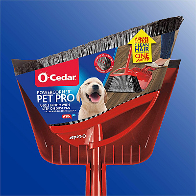 O-Cedar PowerCorner Pet Pro Broom (FHP168020)