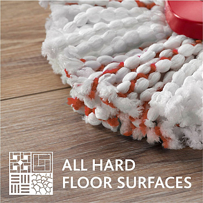 O-Cedar EasyWring Spin Mop Refill (FHP170500)