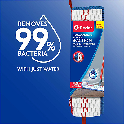 O-Cedar Hardwood Floor 'N More 3-Action Mop (FHP170381)