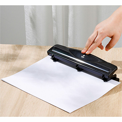 Business Source Nonadjustable 3-Hole Punch (BSN65655)