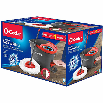O-Cedar EasyWring Spin Mop & Bucket System (FHP148473)