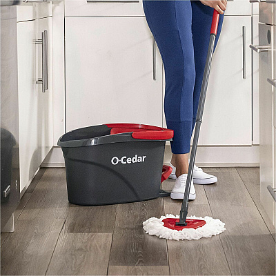 O-Cedar EasyWring Spin Mop & Bucket System (FHP148473)