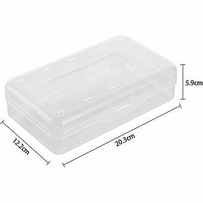 Business Source Carrying Case Pencil, Writing Utensils, Supplies - Clear (BSN49272)