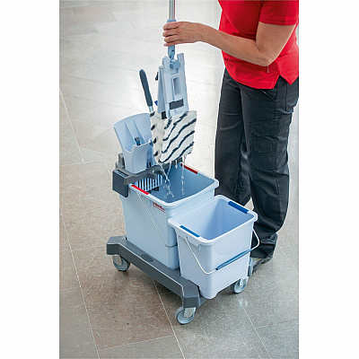 Vileda Professional UltraSpeed Double Bucket Kit (VLD148344)