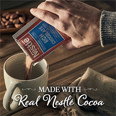 Nestle Fat-Free Rich Chocolate Single-Serve Hot Cocoa Mix (NES61411)
