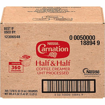 Carnation Half & Half Creamer Singles (NES18894)
