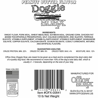 Office Snax Doggie Snax Biscuits (OFX00641)