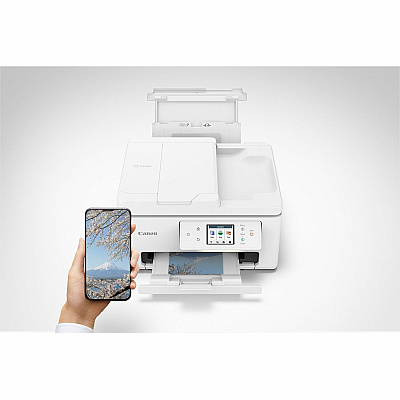 Canon PIXMA TS7720 Wireless Inkjet Multifunction Printer - Color - White