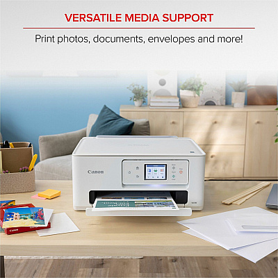 Canon PIXMA TS7720 Wireless Inkjet Multifunction Printer - Color - White
