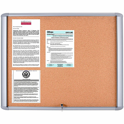 MasterVision Water-Resistant Enclosed Corkboard (BVCVT340601760)